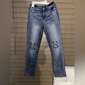 NWOT cute girls size 12 jeans and t shirt